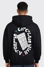 Feastables Retro Hoodie - Black