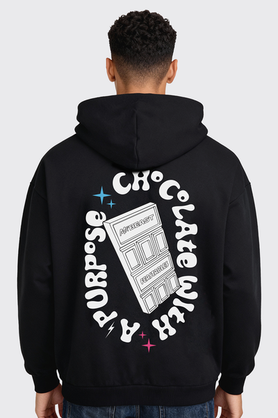 Feastables Retro Hoodie - Black