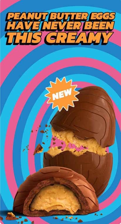 Peanut Butter Eggs
Have Never Been 
This Creamy 
NEW